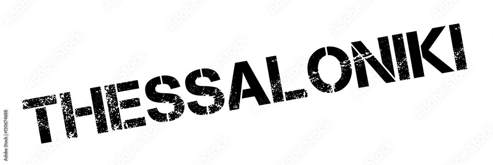 Thessaloniki rubber stamp. Grunge design with dust scratches. Effects can be easily removed for a clean, crisp look. Color is easily changed. Thessaloniki rubber stamp. Grunge design with dust scratches. Effects can be easily removed for a clean, crisp look. Color is easily changed.