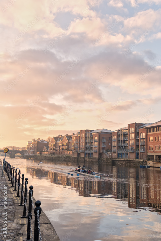 Obraz premium Rowing on the Ouse