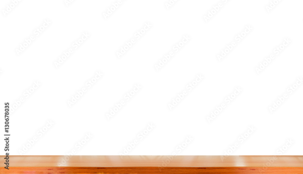 old wooden shelf with shadow use for put your products or something isolated on white background. old wooden shelf with shadow use for put your products or something isolated on white background.