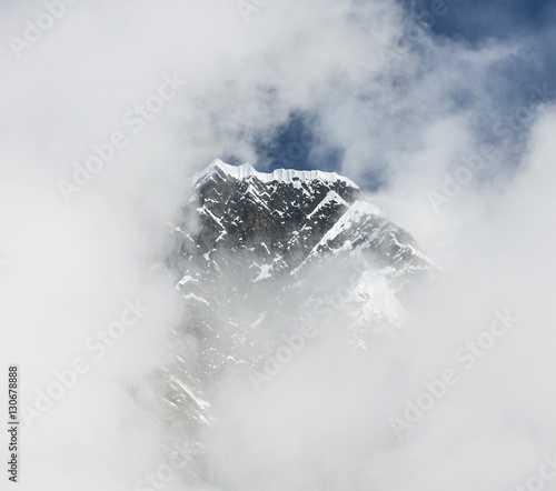 The view from the Chhukhung Ri on the spurs of the Lhotse - Everest region, Nepal, Himalayas photo