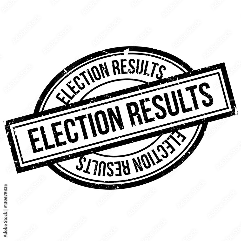 Election Results rubber stamp. Grunge design with dust scratches. Effects can be easily removed for a clean, crisp look. Color is easily changed. Election Results rubber stamp. Grunge design with dust scratches. Effects can be easily removed for a clean, crisp look. Color is easily changed.