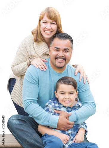 Happy Mixed Race Hispanic a...