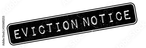 Eviction Notice rubber stamp. Grunge design with dust scratches. Effects can be easily removed for a clean, crisp look. Color is easily changed.