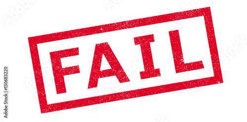Fail rubber stamp. Grunge design with dust scratches. Effects can be easily removed for a clean, crisp look. Color is easily changed.