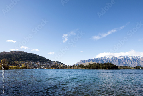 Lake Wakatipu,View of Queenstown, Queenstown, South Island, New Zealand © norinori303