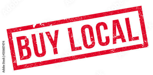 Buy Local rubber stamp. Grunge design with dust scratches. Effects can be easily removed for a clean, crisp look. Color is easily changed.