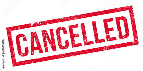 Cancelled rubber stamp. Grunge design with dust scratches. Effects can be easily removed for a clean, crisp look. Color is easily changed.