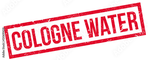 Cologne Water rubber stamp. Grunge design with dust scratches. Effects can be easily removed for a clean, crisp look. Color is easily changed.