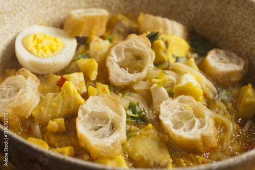 Burmese Curried Fish Soup  Mohinga