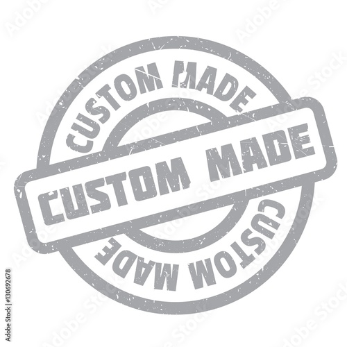 Custom Made rubber stamp. Grunge design with dust scratches. Effects can be easily removed for a clean, crisp look. Color is easily changed.