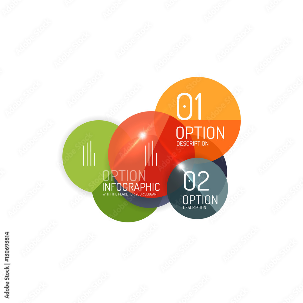 Abstract vector business geometric infographics Abstract vector business geometric infographics