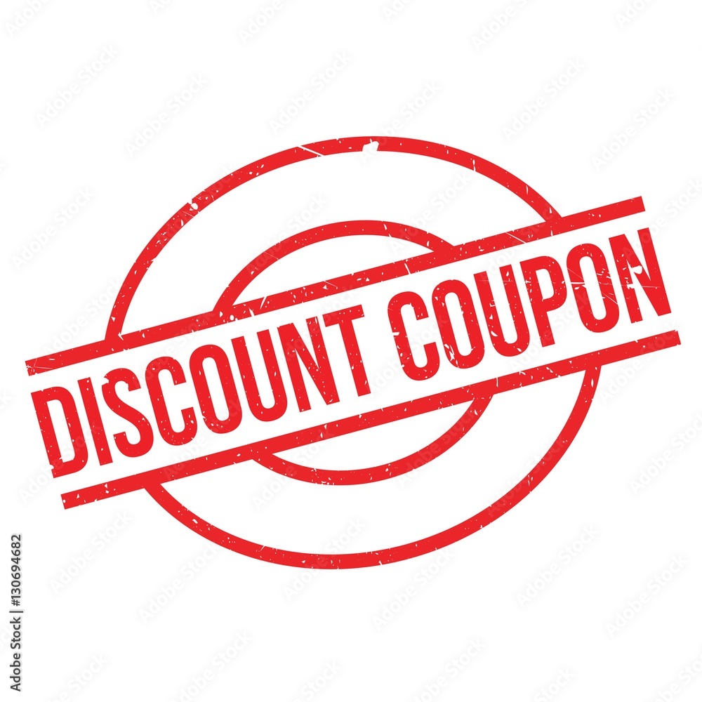 Discount Coupon rubber stamp. Grunge design with dust scratches. Effects can be easily removed for a clean, crisp look. Color is easily changed. Discount Coupon rubber stamp. Grunge design with dust scratches. Effects can be easily removed for a clean, crisp look. Color is easily changed.