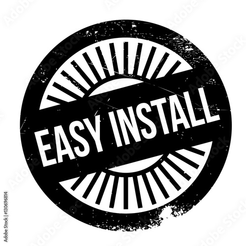 Easy install stamp. Grunge design with dust scratches. Effects can be easily removed for a clean, crisp look. Color is easily changed.