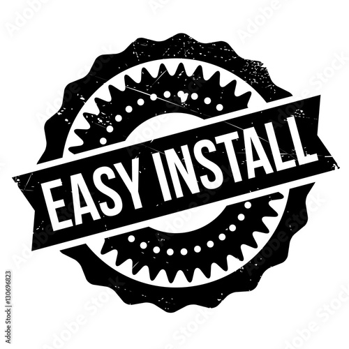 Easy install stamp. Grunge design with dust scratches. Effects can be easily removed for a clean, crisp look. Color is easily changed.