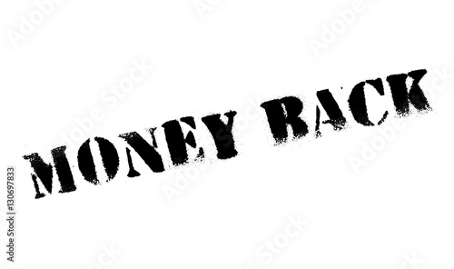 Money back stamp. Grunge design with dust scratches. Effects can be easily removed for a clean, crisp look. Color is easily changed.