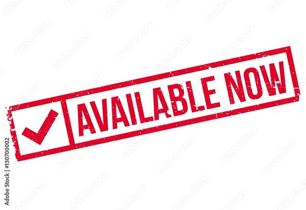 Available now stamp. Grunge design with dust scratches. Effects can be easily removed for a clean, crisp look. Color is easily changed. Available now stamp. Grunge design with dust scratches. Effects can be easily removed for a clean, crisp look. Color is easily changed.