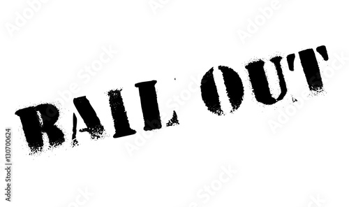 Bail out stamp. Grunge design with dust scratches. Effects can be easily removed for a clean, crisp look. Color is easily changed.