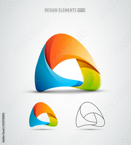 Letter A logo icon design template elements. Vector sign. Corporate identity icon for your business. Application icon.
