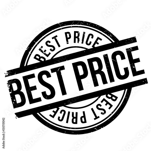 Best price stamp. Grunge design with dust scratches. Effects can be easily removed for a clean, crisp look. Color is easily changed.