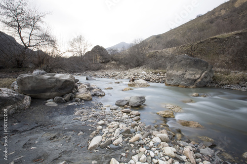 The river and mountains