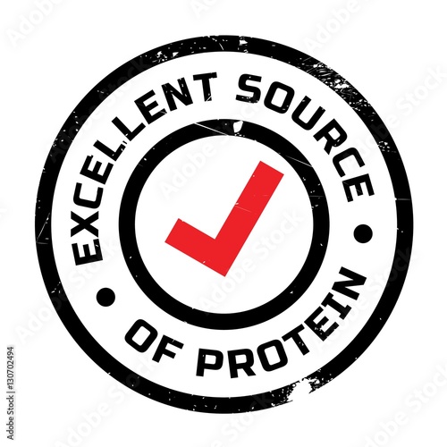 Excellent source of protein stamp. Grunge design with dust scratches. Effects can be easily removed for a clean, crisp look. Color is easily changed.