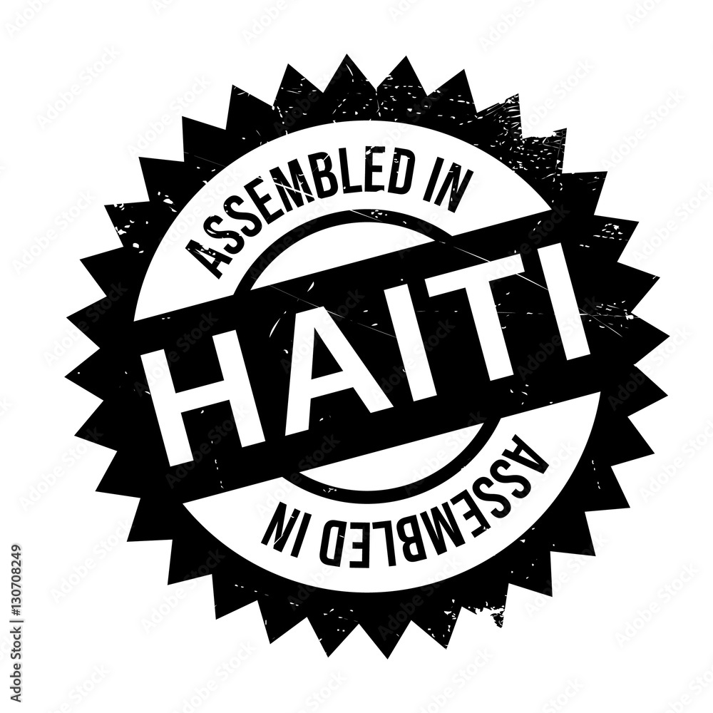 Assembled in Haiti rubber stamp. Grunge design with dust scratches. Effects can be easily removed for a clean, crisp look. Color is easily changed. Assembled in Haiti rubber stamp. Grunge design with dust scratches. Effects can be easily removed for a clean, crisp look. Color is easily changed.