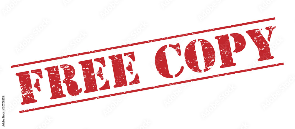 free copy red vector stamp on white background free copy red vector stamp on white background