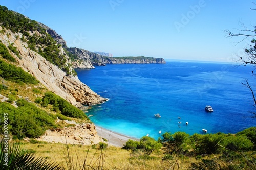 Bay in Mallorca, island in Spain
