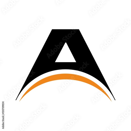 arc logo. arch symbol. logotype. photo