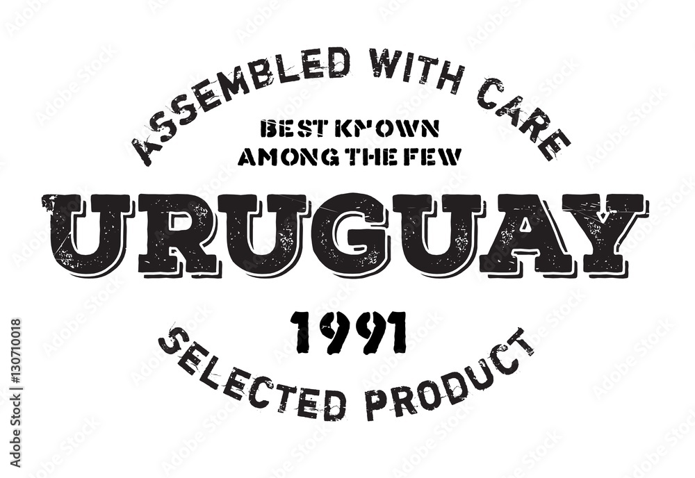 Assembled in Uruguay rubber stamp. Grunge design with dust scratches. Effects can be easily removed for a clean, crisp look. Color is easily changed. Assembled in Uruguay rubber stamp. Grunge design with dust scratches. Effects can be easily removed for a clean, crisp look. Color is easily changed.