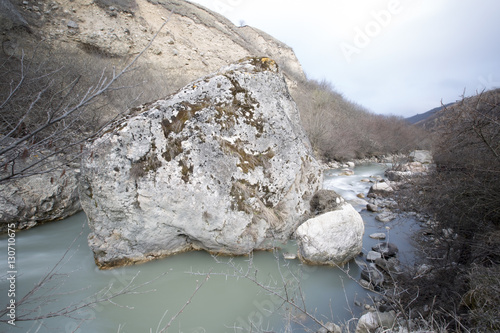 The river and mountains