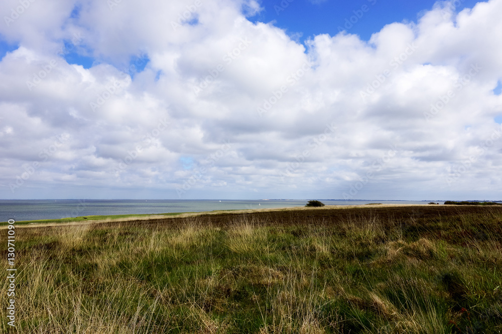 Fototapeta premium Sailboats on Sylt Wadden Sea / Germany