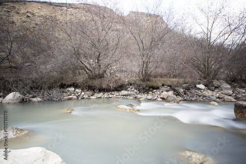 The river and mountains