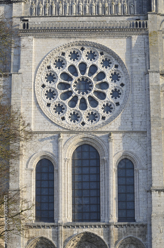 Obraz na płótnie rosace cathédrale de Chartres