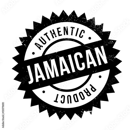 Authentic jamaican product stamp. Grunge design with dust scratches. Effects can be easily removed for a clean, crisp look. Color is easily changed.