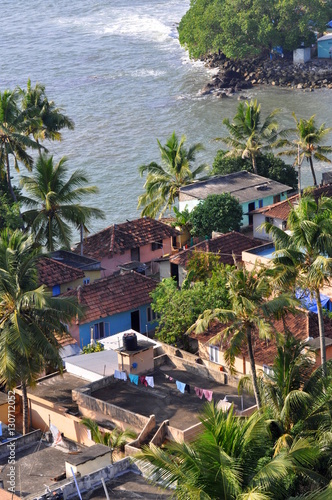 Village in Kerala India 
