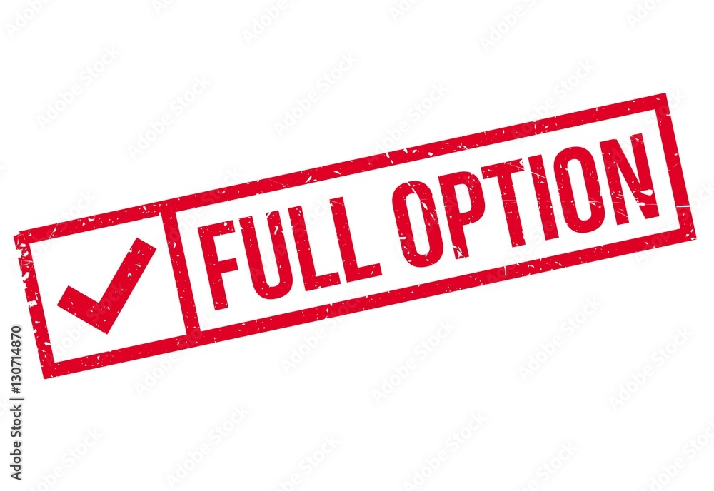 Full Option rubber stamp Full Option rubber stamp