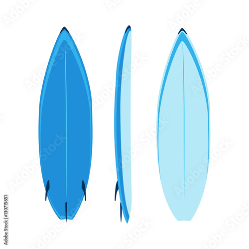 Surfboard set vector
