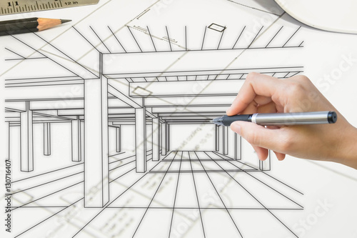 engineering and architecture drawings 