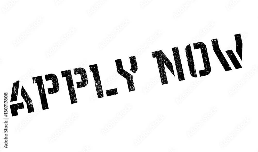 Apply Now rubber stamp Apply Now rubber stamp