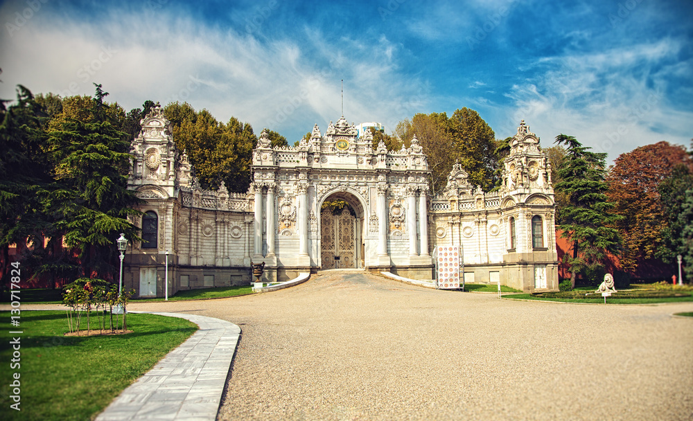 Istanbul, Gate of Dolmabahce palace