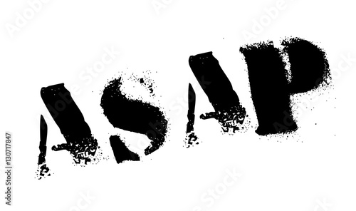 Asap rubber stamp