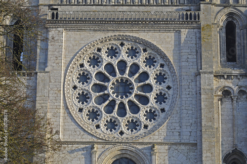 Plakat rosace cathédrale de Chartres