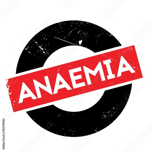 Anaemia rubber stamp