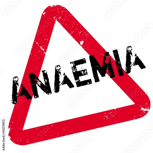 Anaemia rubber stamp