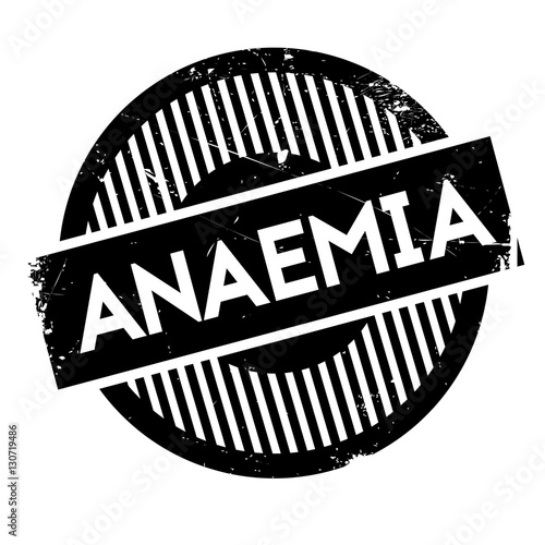 Anaemia rubber stamp