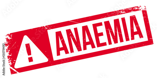 Anaemia rubber stamp