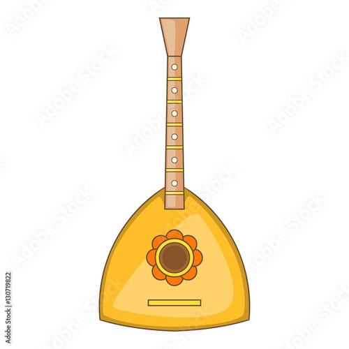 Balalaika icon. Cartoon illustration of balalaika vector icon for web design