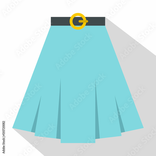 Skirt icon. Flat illustration of skirt vector icon for web