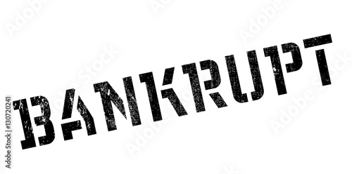 Bankrupt rubber stamp